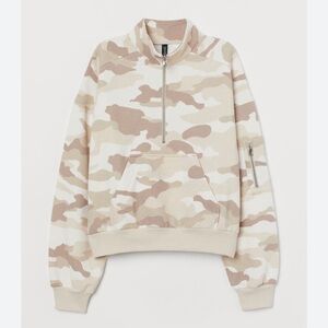 Divided Camo Half-Zip